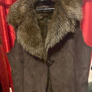 Fever brand fur vest